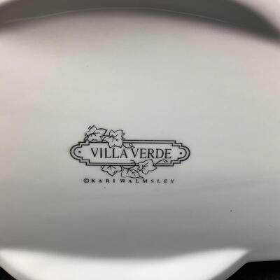 5117 11 pc White Pottery Villa Verde by Kari Walmsley