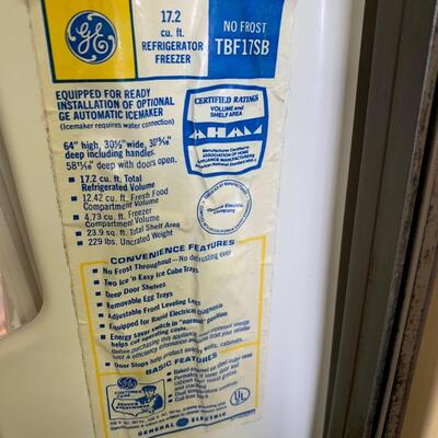 Vintage GE Refridgerator Freezer Works Great
