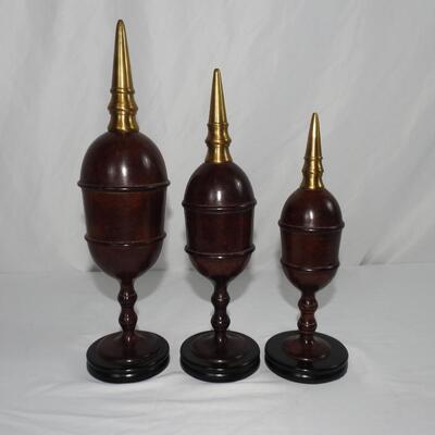 Home decor "finials"