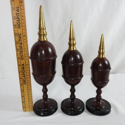 Home decor "finials"