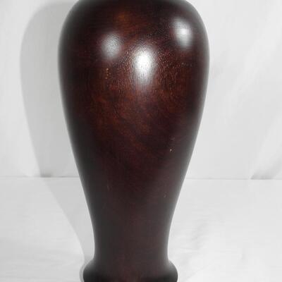 Wood vase