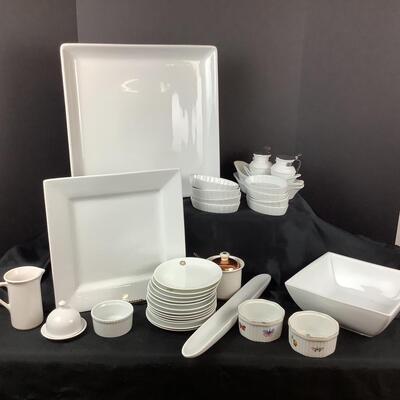 5123 Rosenthal , Revol, Bonjour, Apilco White Serving Dish Lot