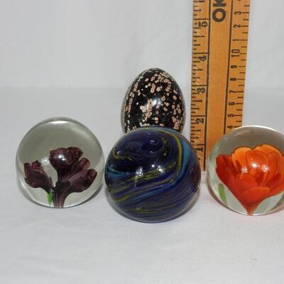 Assortment of paperweights