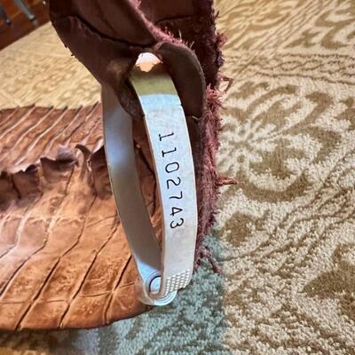 LARGE 11 foot Alligator Hide - tanned, responsibly tagged