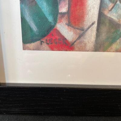 Lot 131 Framed Print and Handmade Pottery Vase