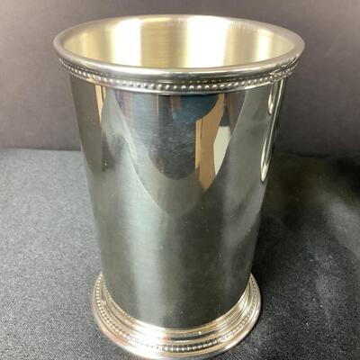 5138 Qty 13 Salisbury Pewter Mississippi Mint Julep Cup Set