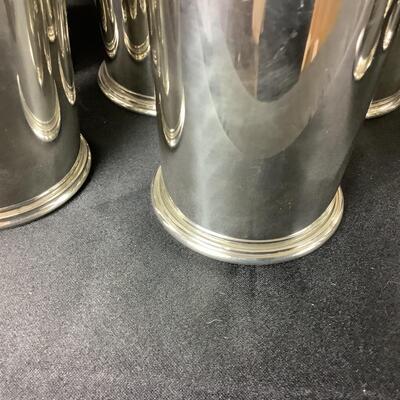 5139 Qty 18 Tennessee & Kentucky Salisbury Pewter Mint Julep Cups