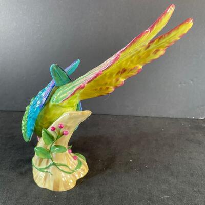 Lot 142. Lynn Chase Macaw and Beach Tote