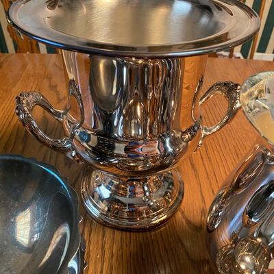 Misc Silver Plate Serving Lot