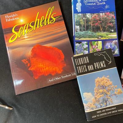 Lot 156  Tarpon Springs Clock and Florida Books