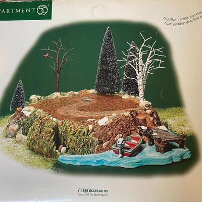 Department 56 ~ Village Accessories ~ Sounds of the North Woods