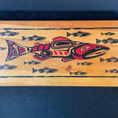 Lot 158. Wooden Box & Rapala Knife