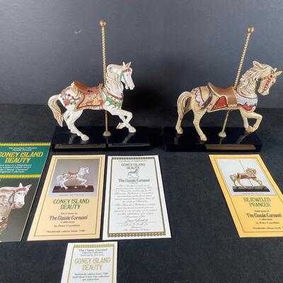 Lot 168. Two Carousel Classics Figurines