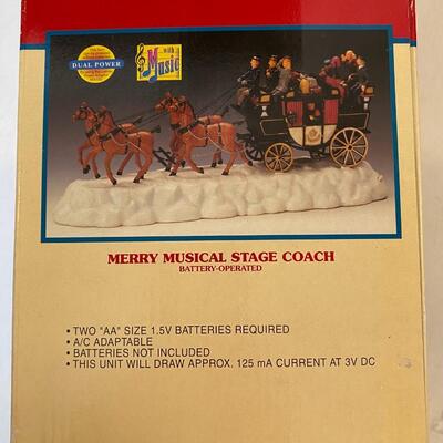 LEMAX Merry Musical Stage Coach