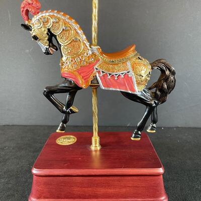 Lot 170  SF Music Box Co.  "Chariots of Fire" Carousel Horse