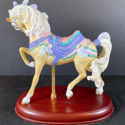 Lot 171  Lenox Porcelain Carousel Horse 1989