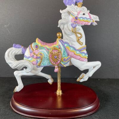Lot 172. Lenox Porcelain Carousel Horse 1990