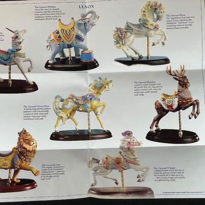 Lot 172. Lenox Porcelain Carousel Horse 1990