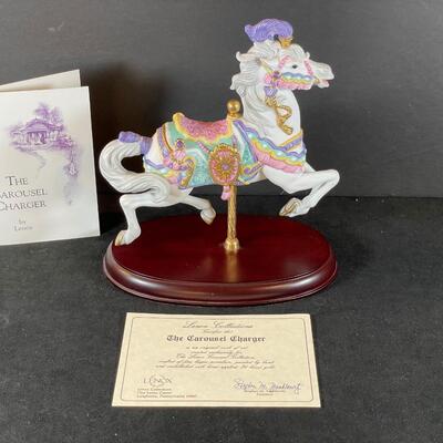 Lot 172. Lenox Porcelain Carousel Horse 1990