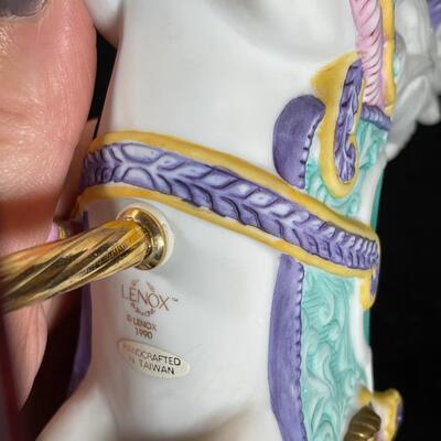 Lot 172. Lenox Porcelain Carousel Horse 1990