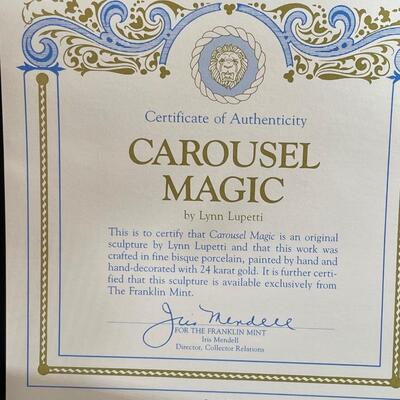 Franklin Mint "Carousel Fantasy" Carousel Horse