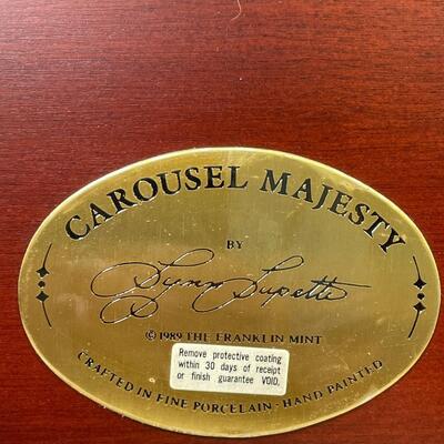 Lot 174. Carousel Fantasy Collection 3 Horses