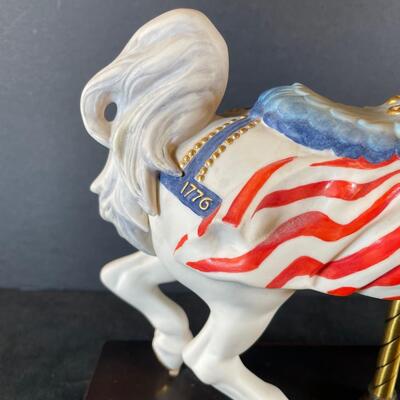 Lot 176. Cybis Porcelain Carousel Horse