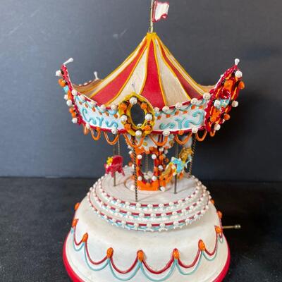 Lot 179. Two Carousel Music Boxes