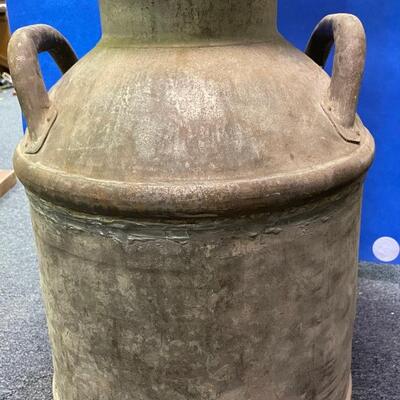 Old metal milk/cream can