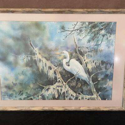 Lot 185. Margaret Hayback Ltd. Ed. Framed Print