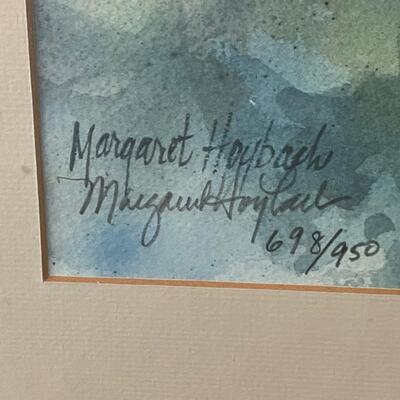 Lot 185. Margaret Hayback Ltd. Ed. Framed Print