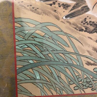 Lot 187  Framed Asian Painting