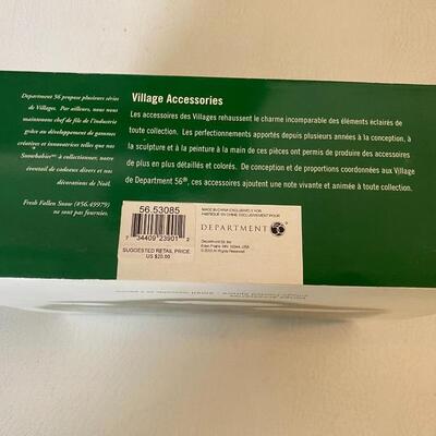 Department 56 ~ Village Frosted Spruce small set of 3