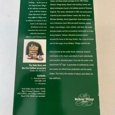 Department 56 ~ The Daily News ( Set of 2)