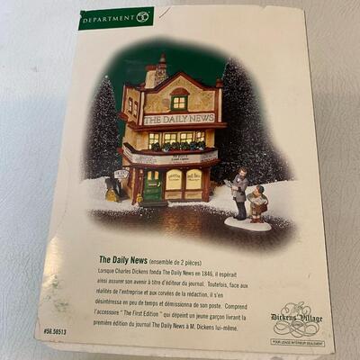 Department 56 ~ The Daily News ( Set of 2)