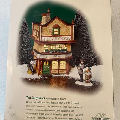Department 56 ~ The Daily News ( Set of 2)