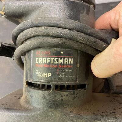 1/4 HP Sears Craftsman dual motion sander