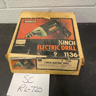 Sears Craftsman 3/8â€ electric drill