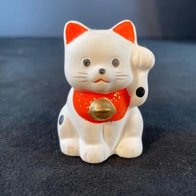 Lot 195 Cat Lot #7. w/Laurel Burch & Goebel Items