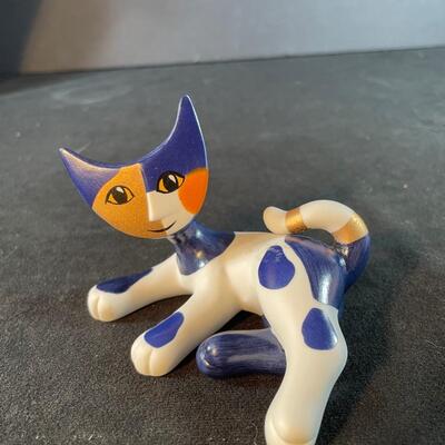 Lot 195 Cat Lot #7. w/Laurel Burch & Goebel Items