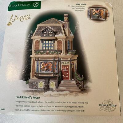 Department 56 ~ Fred Holiwells House