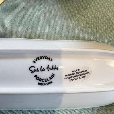 Sur la Table white ware, Gravy boats and French China