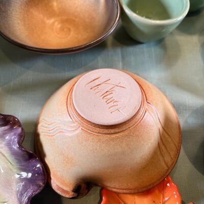 Handmade Hand painted and other shaped Ceramic dishes
