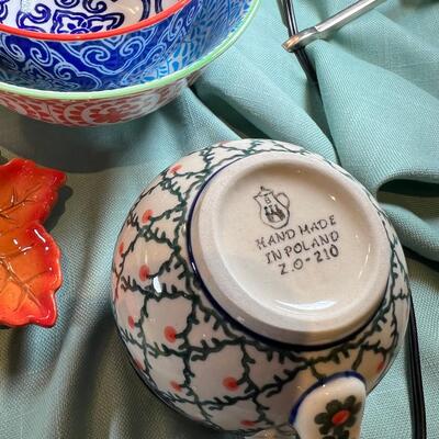 Handmade Hand painted and other shaped Ceramic dishes