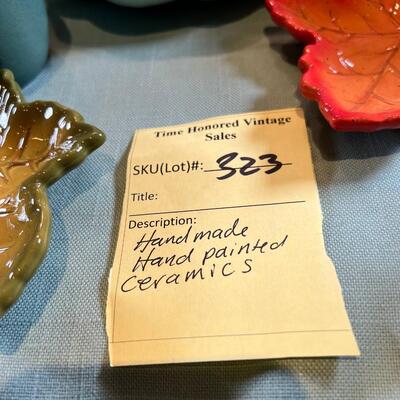 Handmade Hand painted and other shaped Ceramic dishes