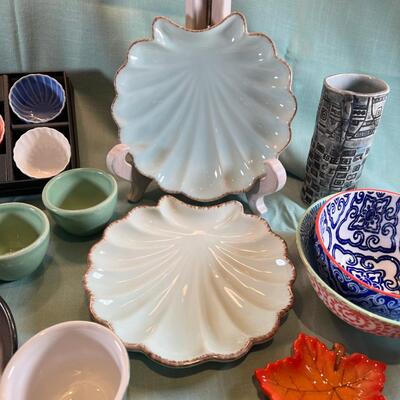 Handmade Hand painted and other shaped Ceramic dishes