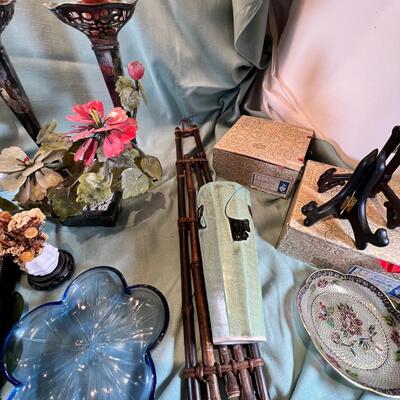 Ginko and Jade trees Oriental collectibles