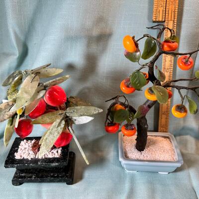 Ginko and Jade trees Oriental collectibles