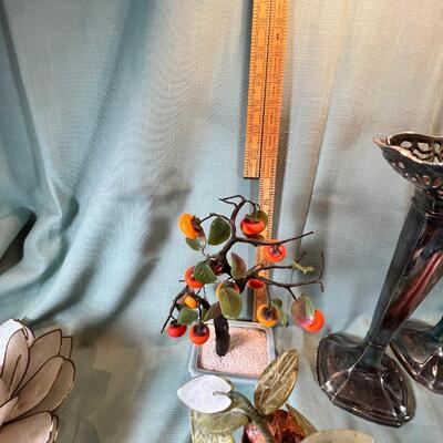 Ginko and Jade trees Oriental collectibles
