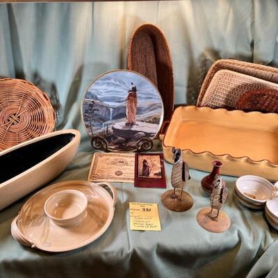 "The Promised Land"  Limited edition By native American  Joe Beeler Wells Fargo  plate 1585 with authentication.